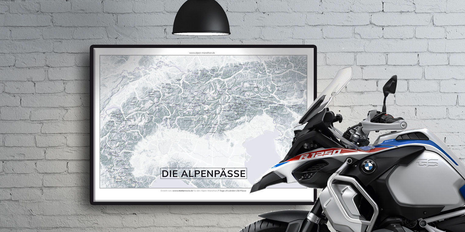 Alpenpässe Poster
