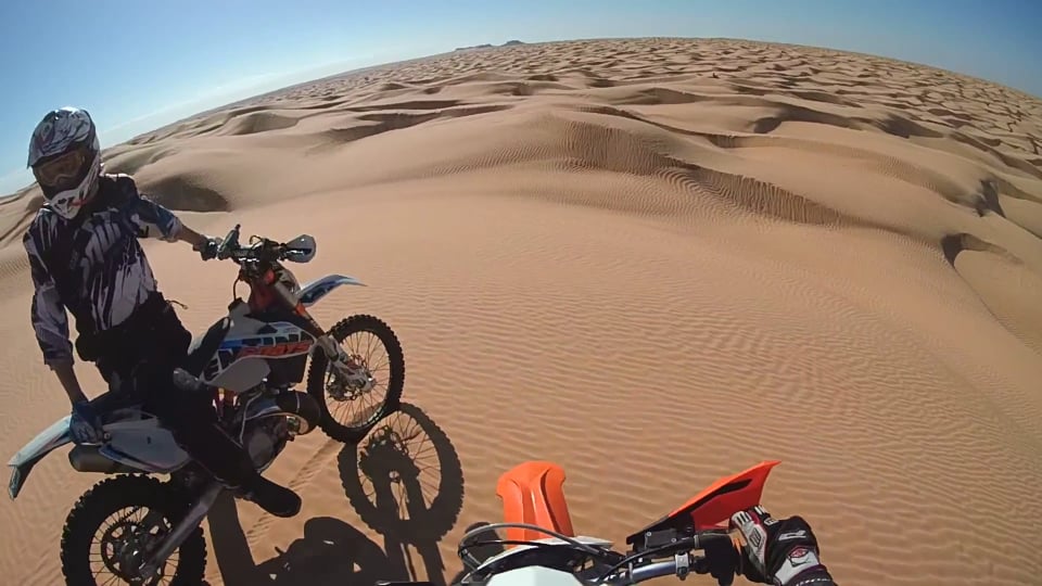 Rallye Dakar 2018 _ first test impressions on 2 wheels in the Desert...