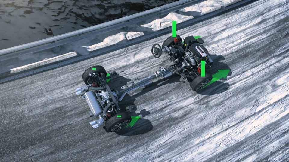 Drei Champions in einer Giulia: Sebastian Vettel, Antonio Giovinazzi und Kimi Raikkönen...