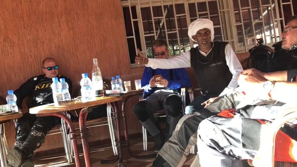 Minutes before warm-up…